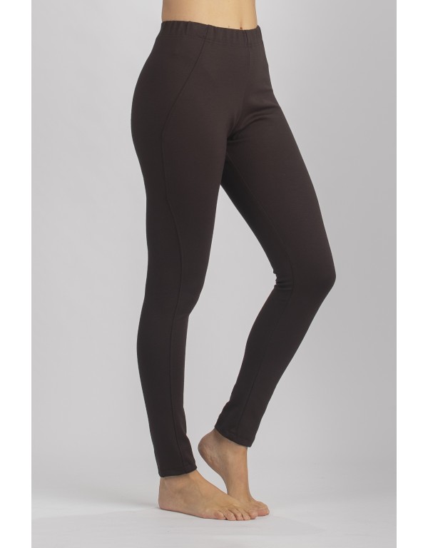 JEGGING EN STRETCH MARRON